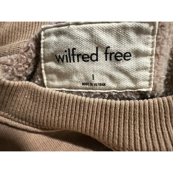 Wilfred Free Cozy Boyfriend Sweatshirt - Taupe - Size 1 (Small) - Picture 4 of 4